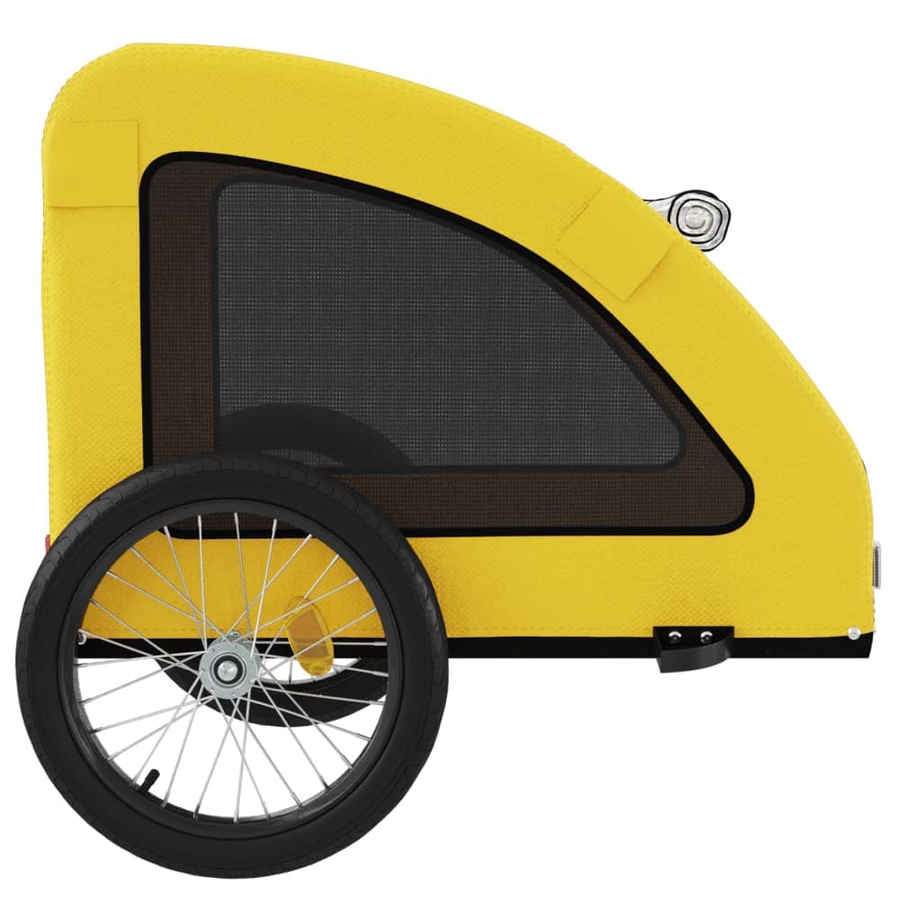 Rimorchio da Bici per Animali Giallo Oxford e Ferro — miniatura 6 di 12