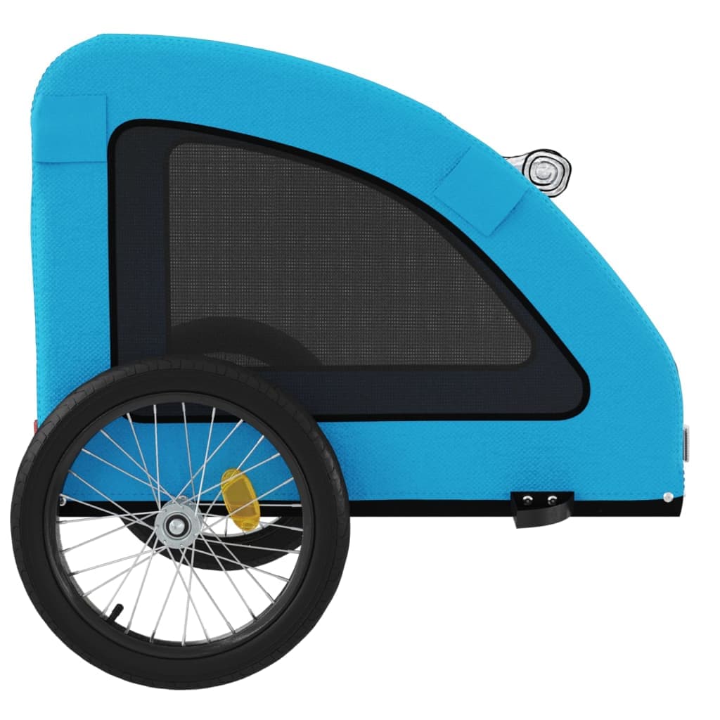 Rimorchio da Bici per Animali Blu Oxford e Ferro — miniatura 6 di 12