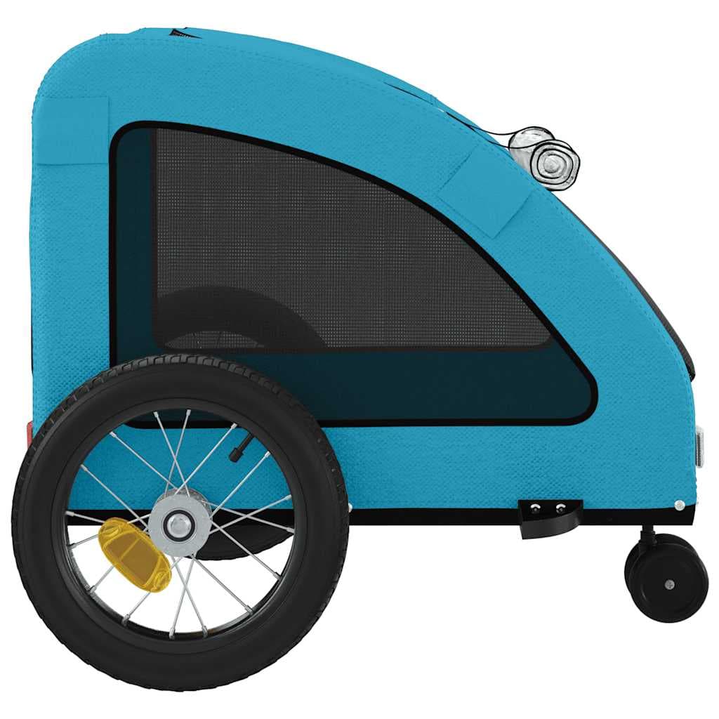 Rimorchio da Bici per Animali Blu Oxford e Ferro — miniatura 6 di 12