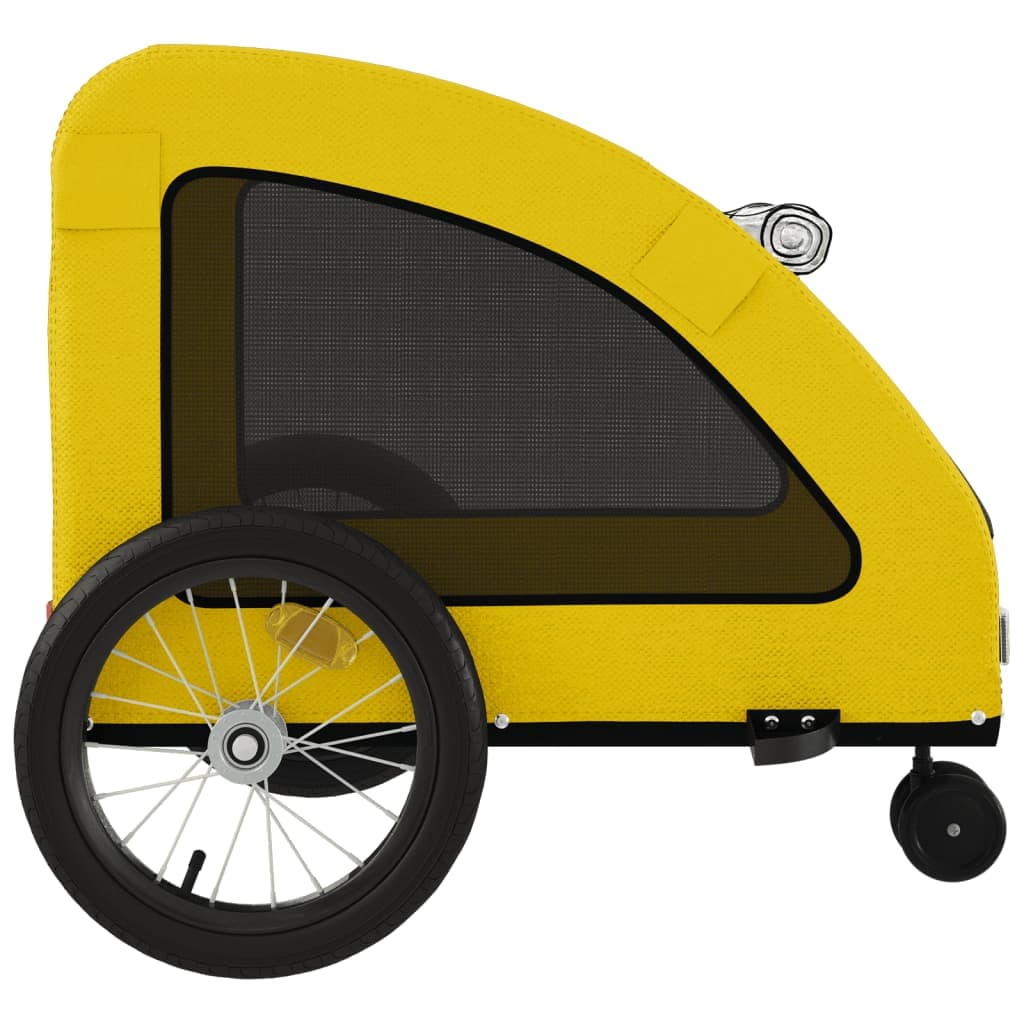 Rimorchio da Bici per Animali Giallo Oxford e Ferro — miniatura 6 di 12
