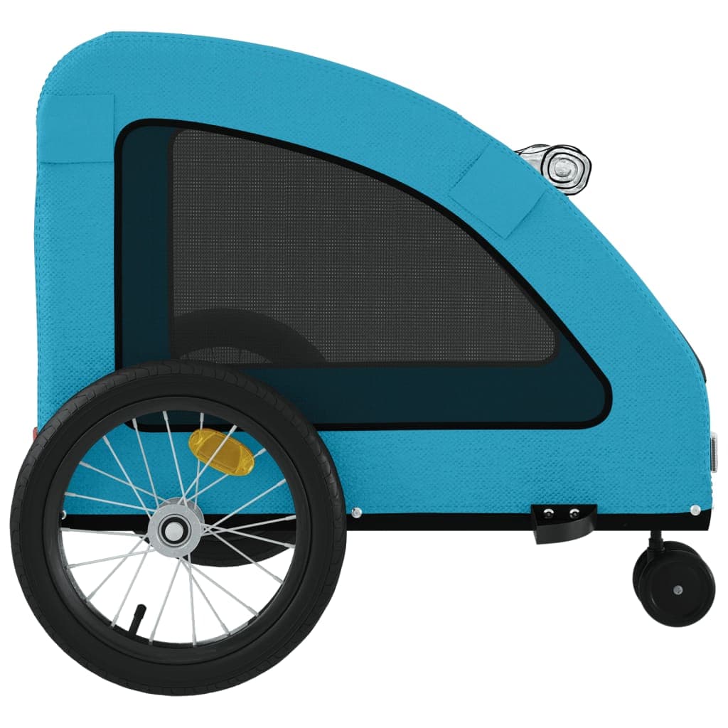 Rimorchio da Bici per Animali Blu Oxford e Ferro — miniatura 6 di 12