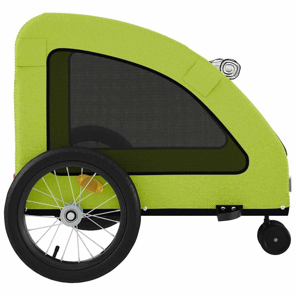 Rimorchio da Bici per Animali Verde Oxford e Ferro — miniatura 6 di 12