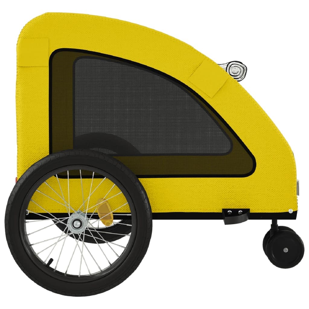 Rimorchio da Bici per Animali Giallo Oxford e Ferro — miniatura 6 di 12