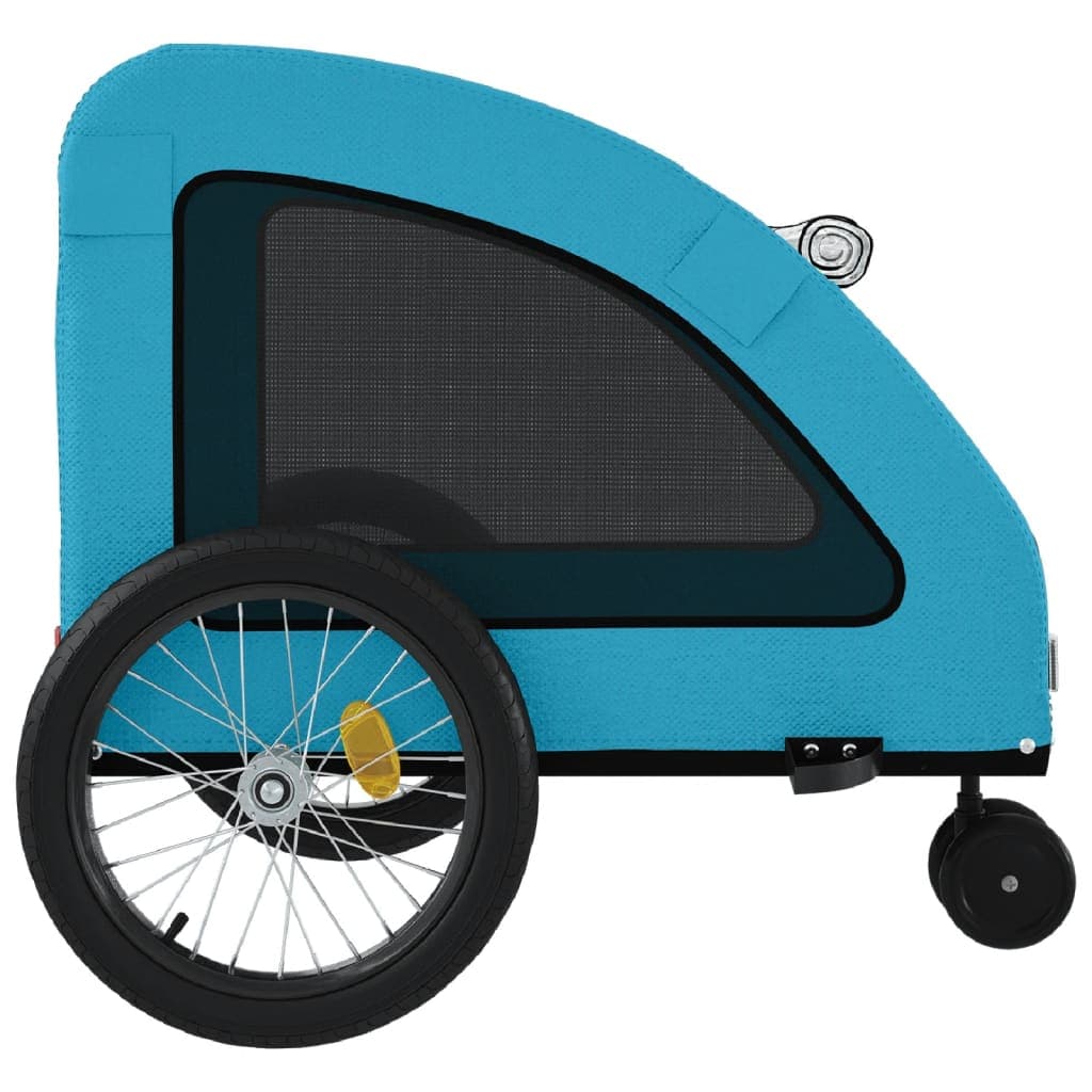 Rimorchio da Bici per Animali Blu Oxford e Ferro — miniatura 6 di 12