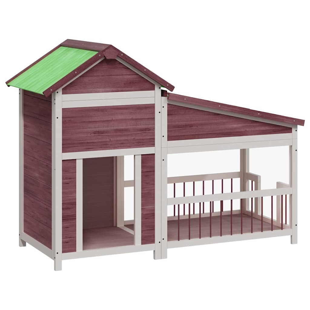 Cuccia per Cani Moka 143x60,5x109 cm in Legno Massello di Pino — foto 2 di 7