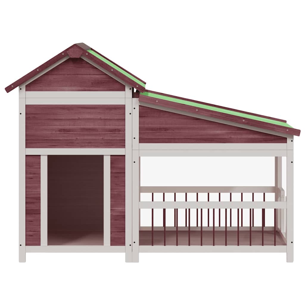 Cuccia per Cani Moka 143x60,5x109 cm in Legno Massello di Pino — foto 3 di 7