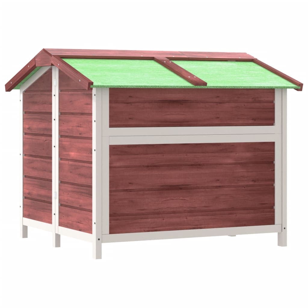 Cuccia per Cani Moka 96x87x80,5 cm in Legno Massello di Pino — miniatura 4 di 6