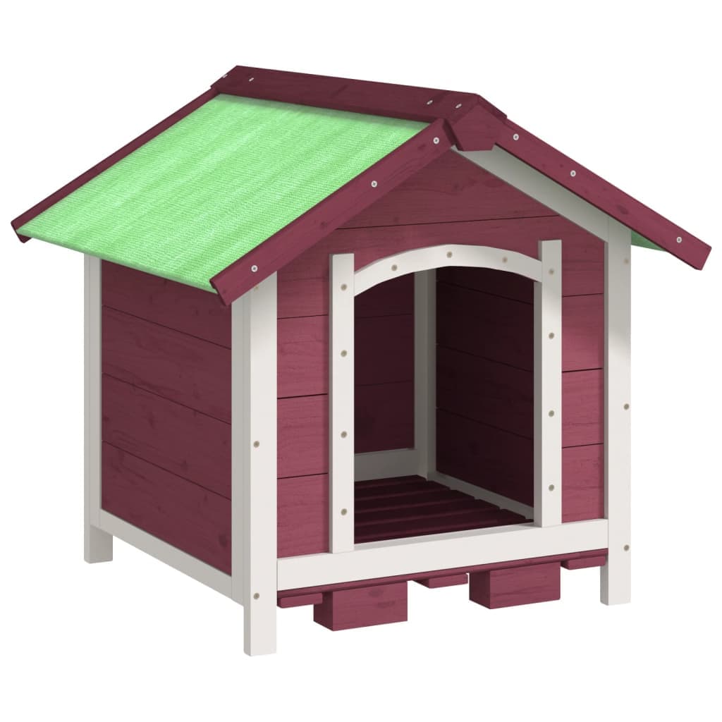 Cuccia per Cani Moka 65x65x61,5 cm in Legno Massello di Pino — miniatura 2 di 7