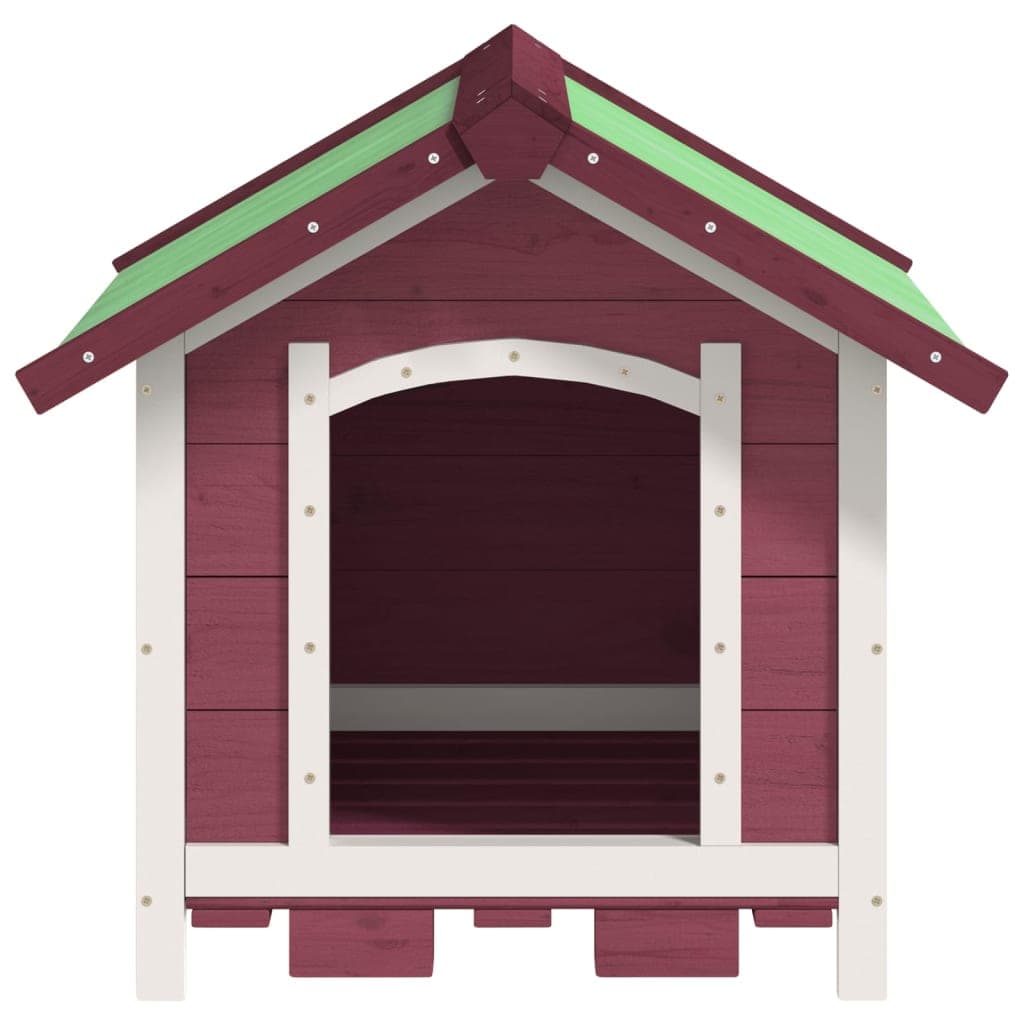 Cuccia per Cani Moka 65x65x61,5 cm in Legno Massello di Pino — miniatura 3 di 7
