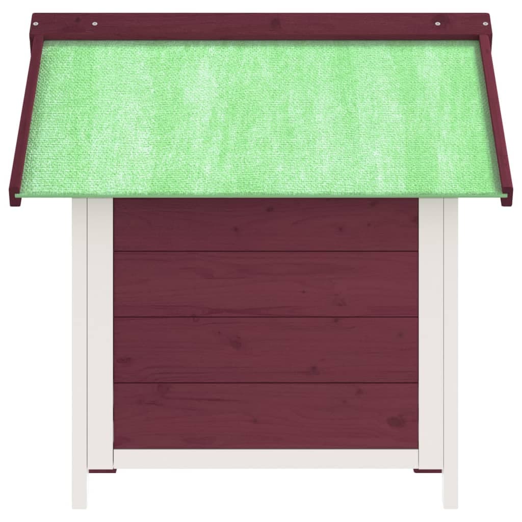Cuccia per Cani Moka 65x65x61,5 cm in Legno Massello di Pino — miniatura 4 di 7