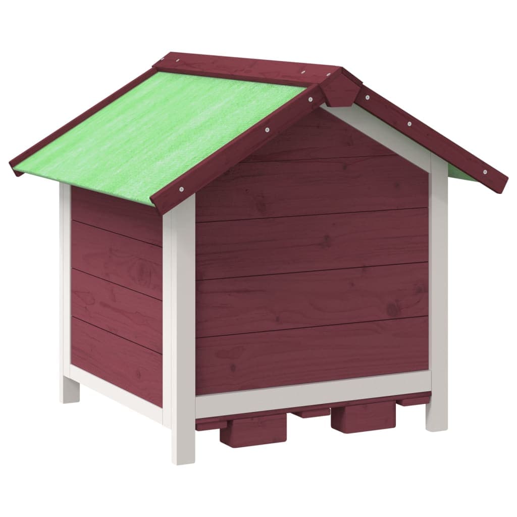 Cuccia per Cani Moka 65x65x61,5 cm in Legno Massello di Pino — miniatura 5 di 7