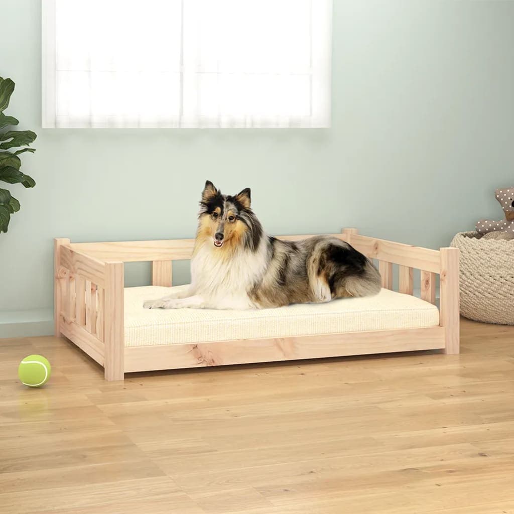 Letto per Cani 95,5 x 65,5 x 28 cm Naturale — miniatura 1 di 7