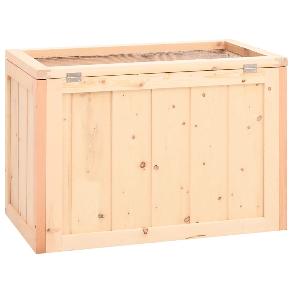 Gabbia per Criceti 60x35,5x42 cm in Legno Massello di Abete — miniatura 5 di 9