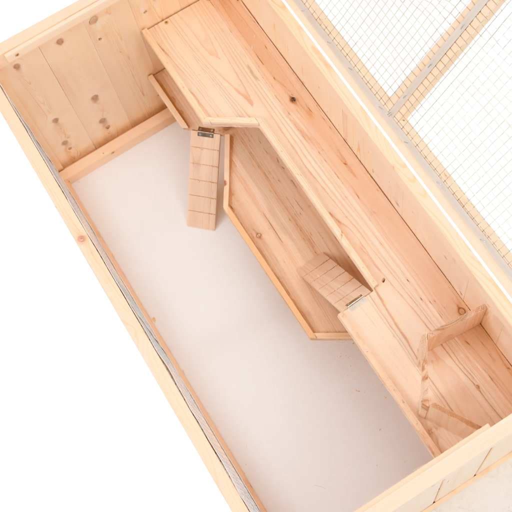 Gabbia per criceti 104x52x54 cm in legno massello di abete — miniatura 6 di 8