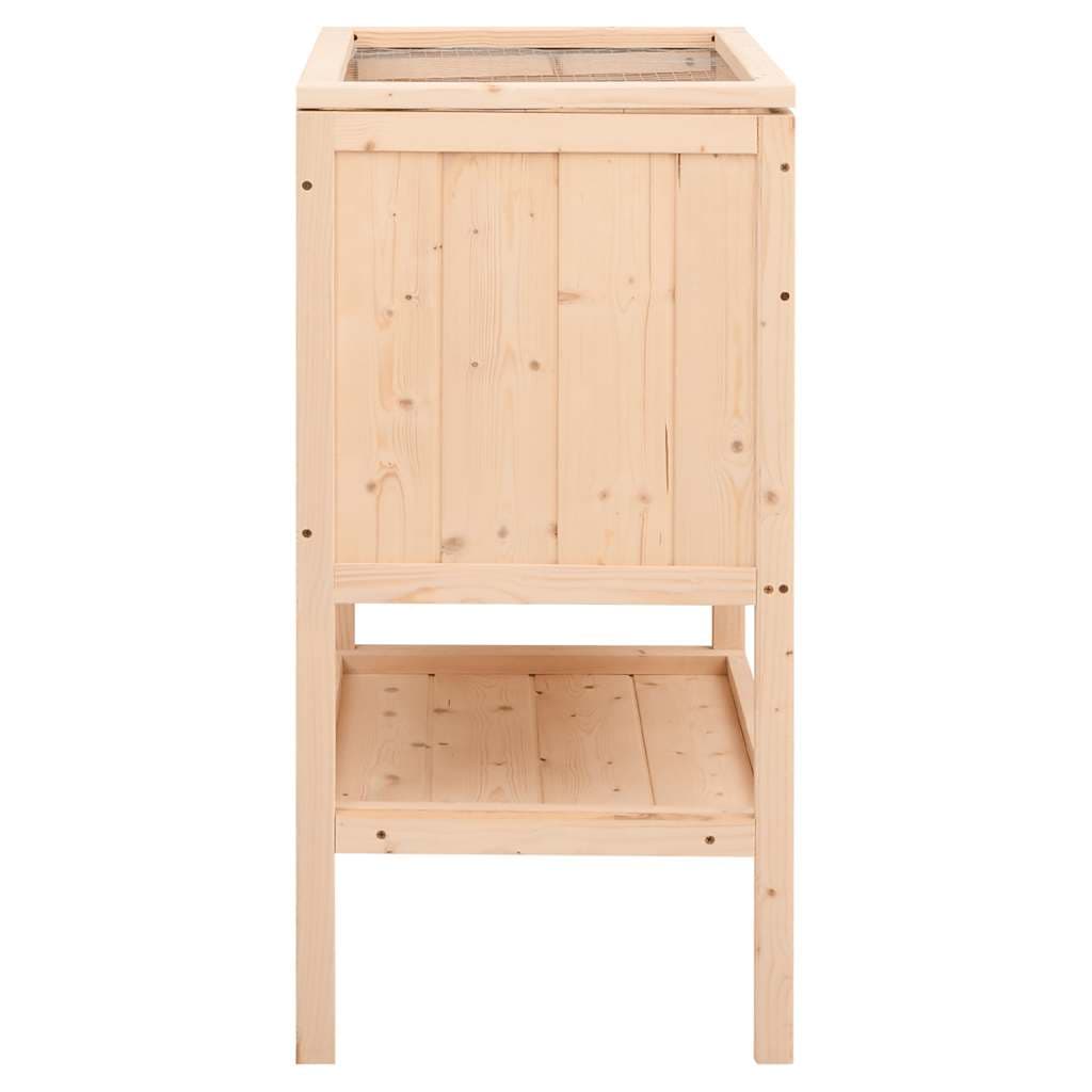 Gabbia per criceti 55x40x80 cm in legno massello di abete — miniatura 4 di 9