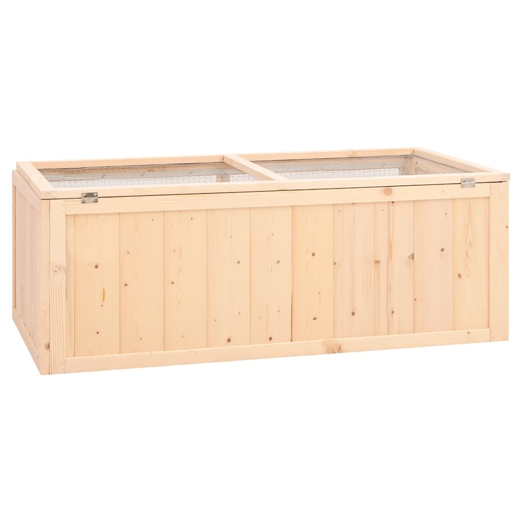 Gabbia per Criceti 104x52x38 cm in Legno Massello di Abete — miniatura 5 di 9
