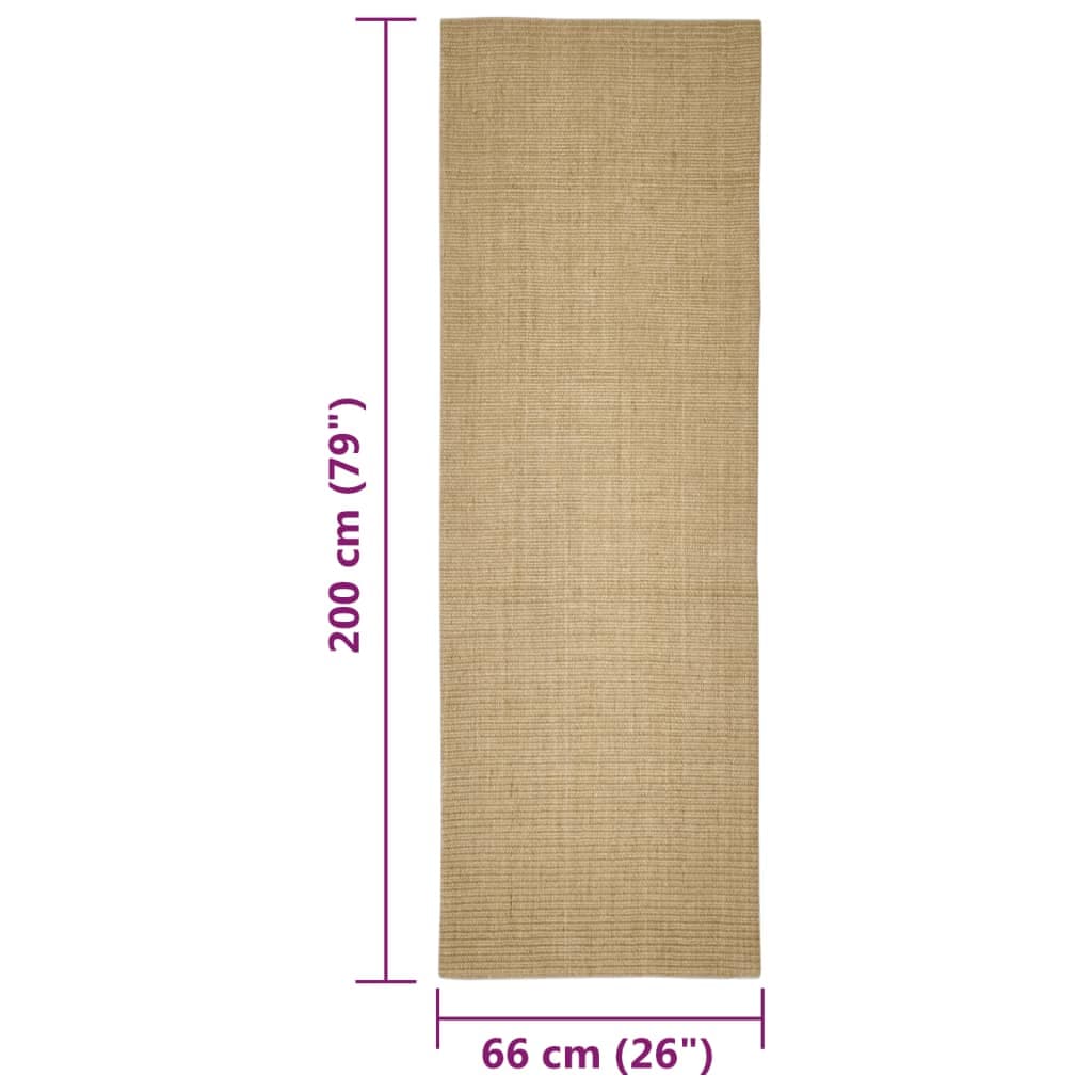 Tappeto in Sisal per Tiragraffi 66x200 cm — miniatura 5 di 5
