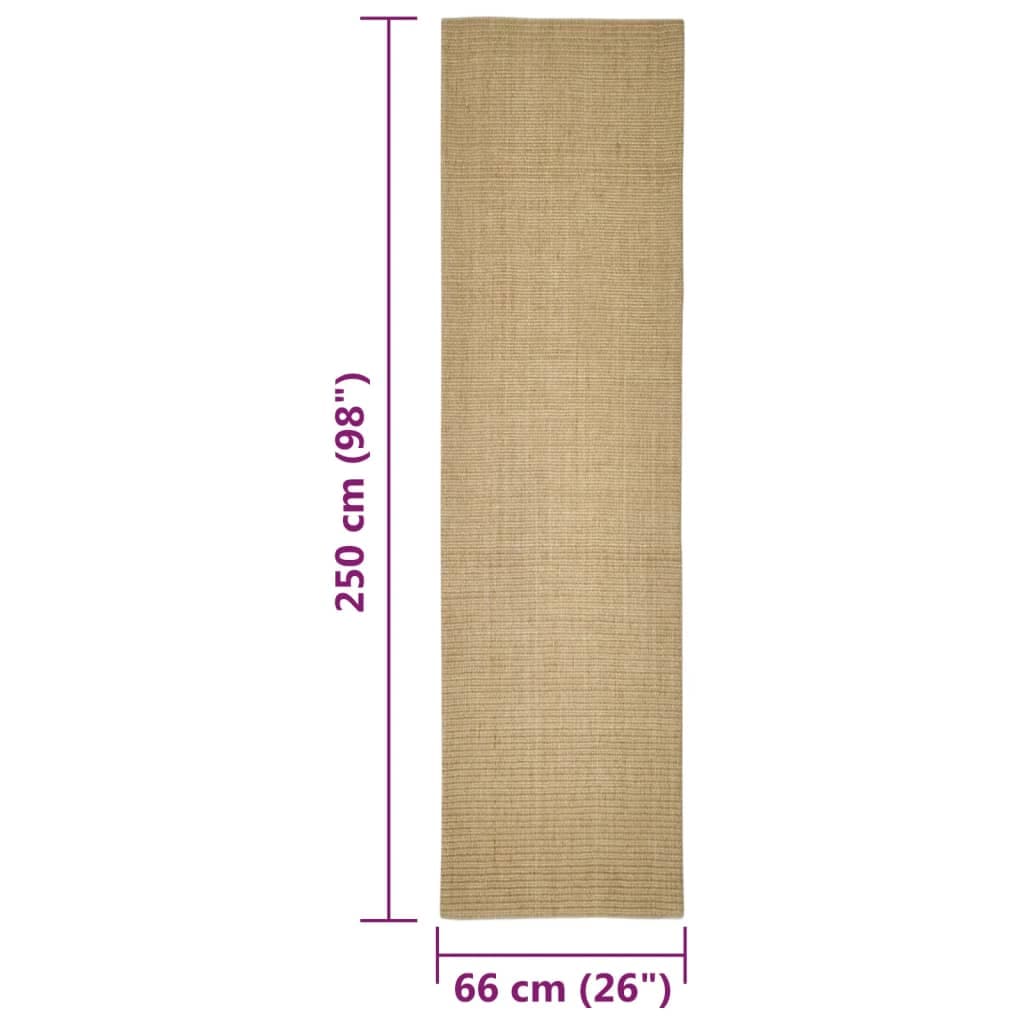 Tappeto in Sisal per Tiragraffi 66x250 cm — miniatura 5 di 5
