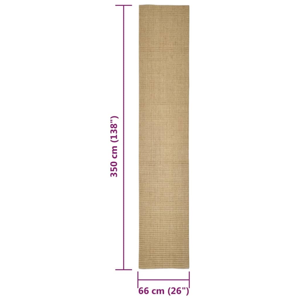 Tappeto in Sisal per Tiragraffi 66x350 cm — miniatura 5 di 5