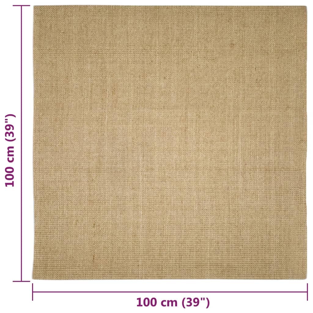 Tappeto in Sisal per Tiragraffi 100x100 cm — miniatura 5 di 5