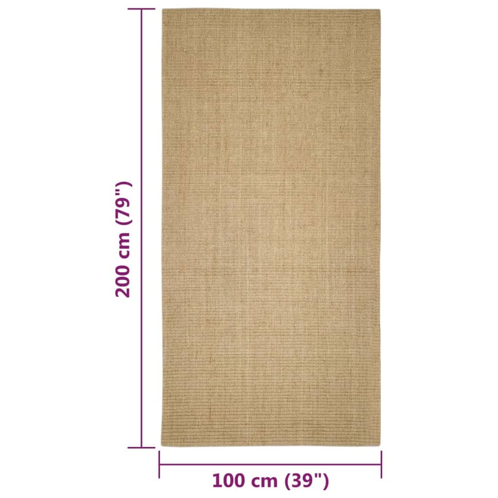 Tappeto in Sisal per Tiragraffi 100x200 cm — miniatura 5 di 5