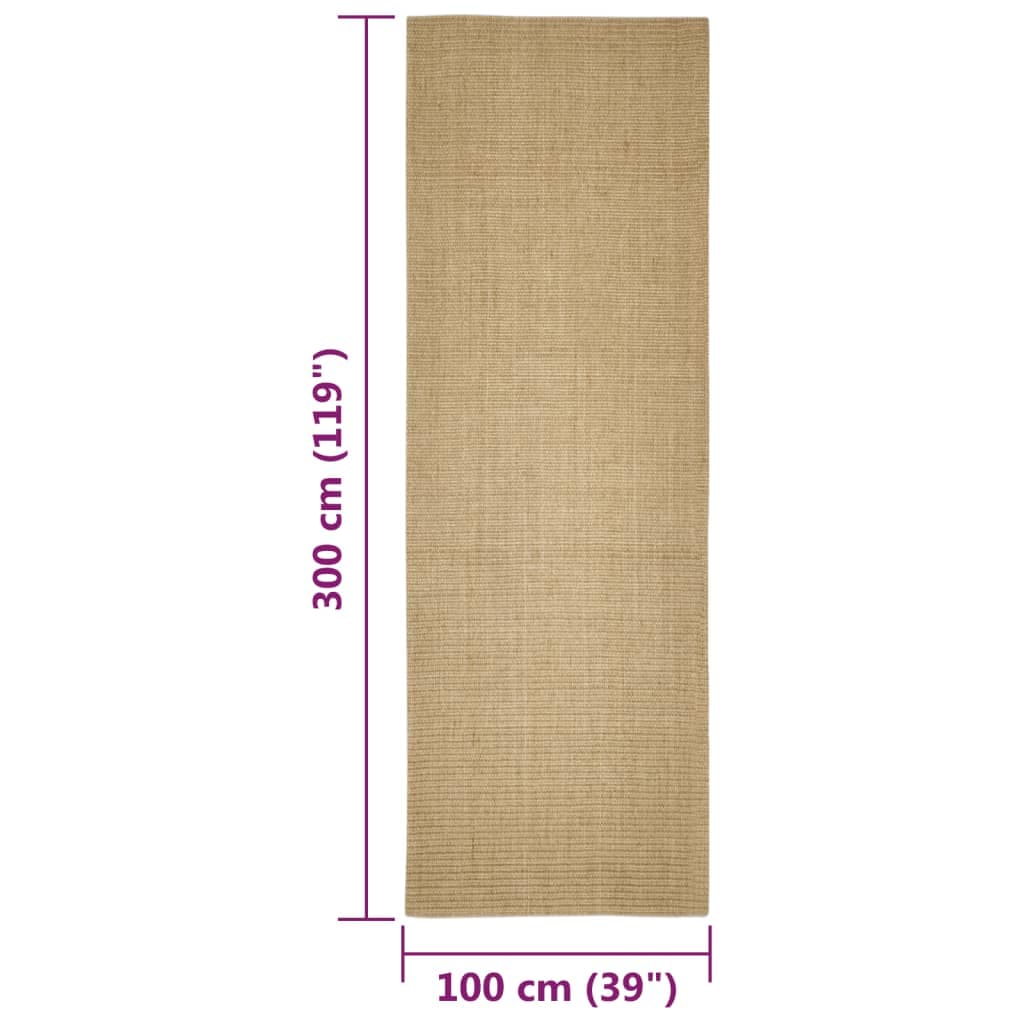 Tappeto in Sisal per Tiragraffi 100x300 cm — miniatura 5 di 5