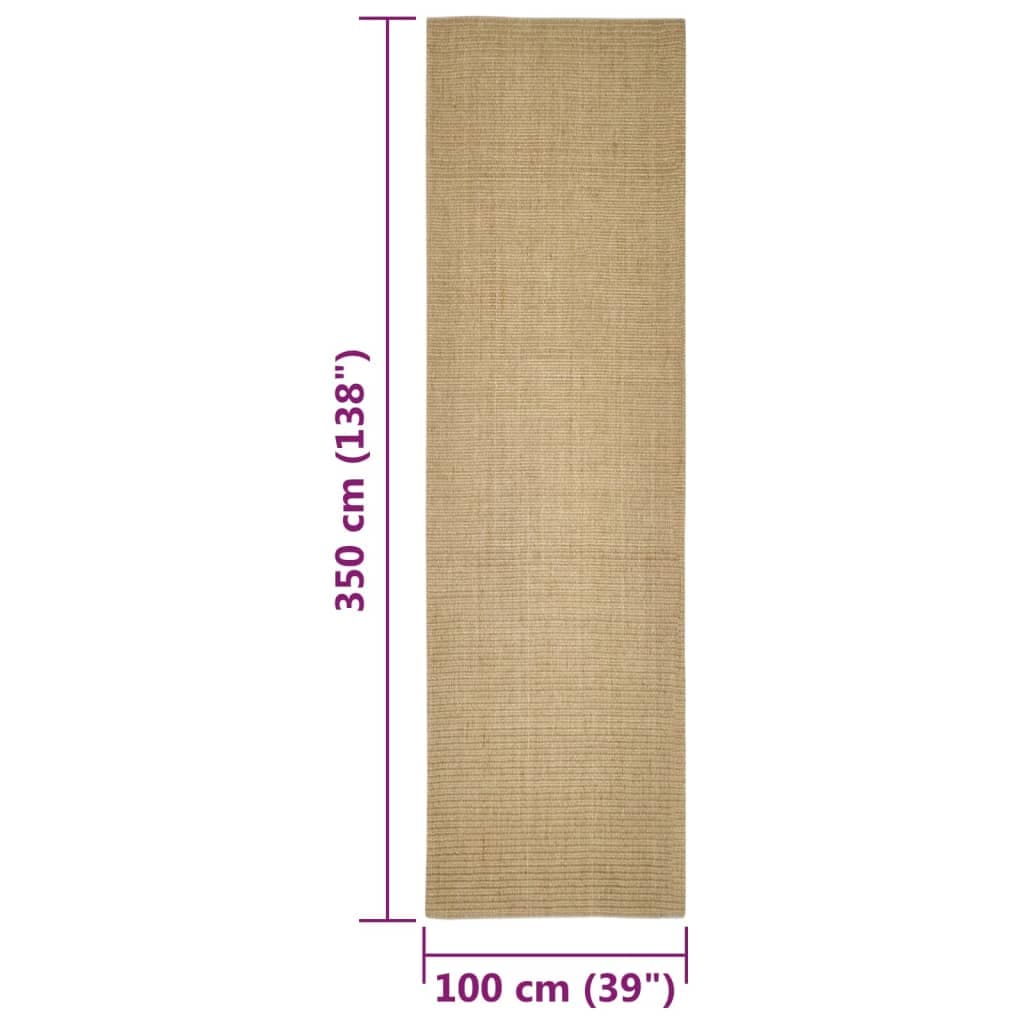 Tappeto in Sisal per Tiragraffi 100x350 cm — miniatura 5 di 5