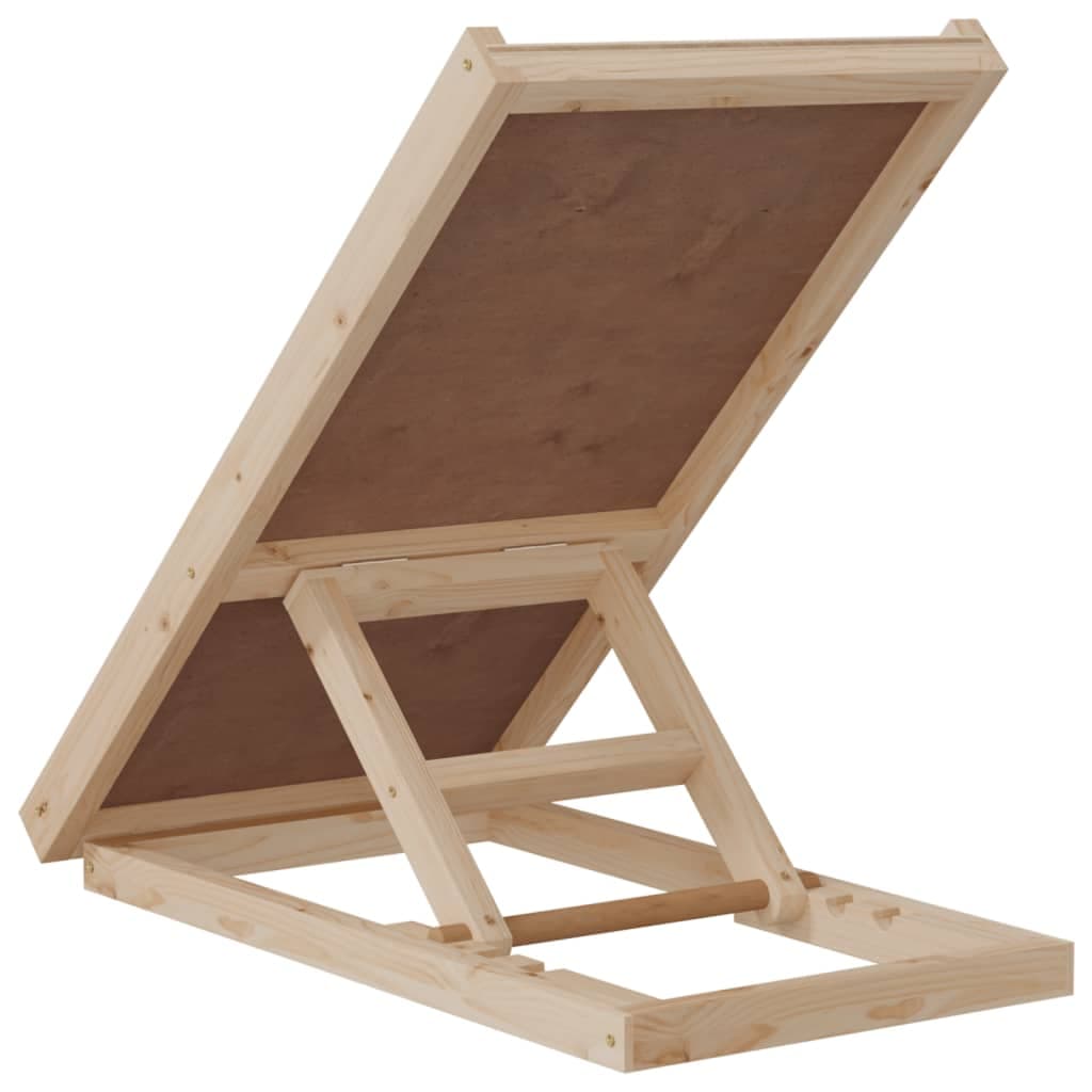 Rampa per Cani Grigia 70x35 cm in Legno Massello di Abete — miniatura 4 di 8