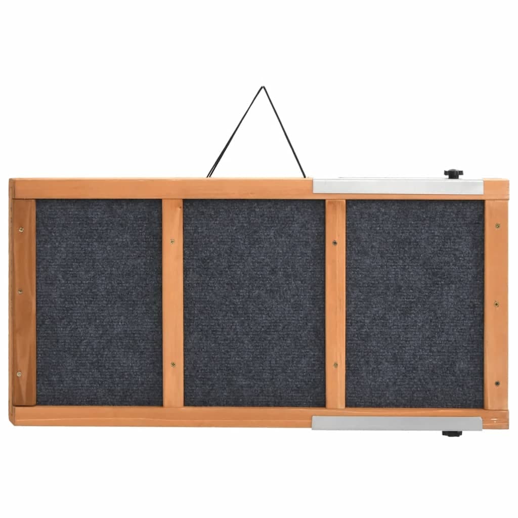 Rampa per Cani Grigia 120x30 cm in Legno Massello di Abete — miniatura 8 di 10