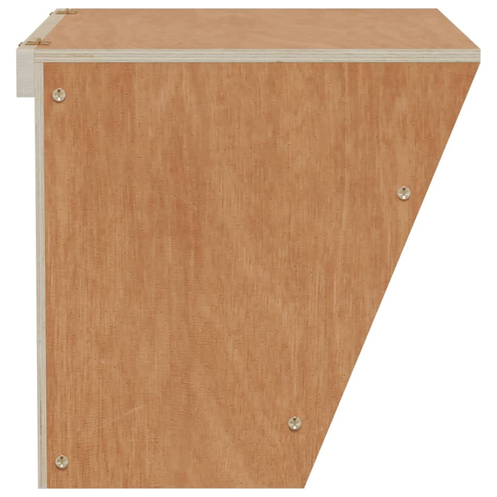 Mangiatoia per Conigli 25x18,5x20,5 cm Legno Massello di Abete — miniatura 4 di 8