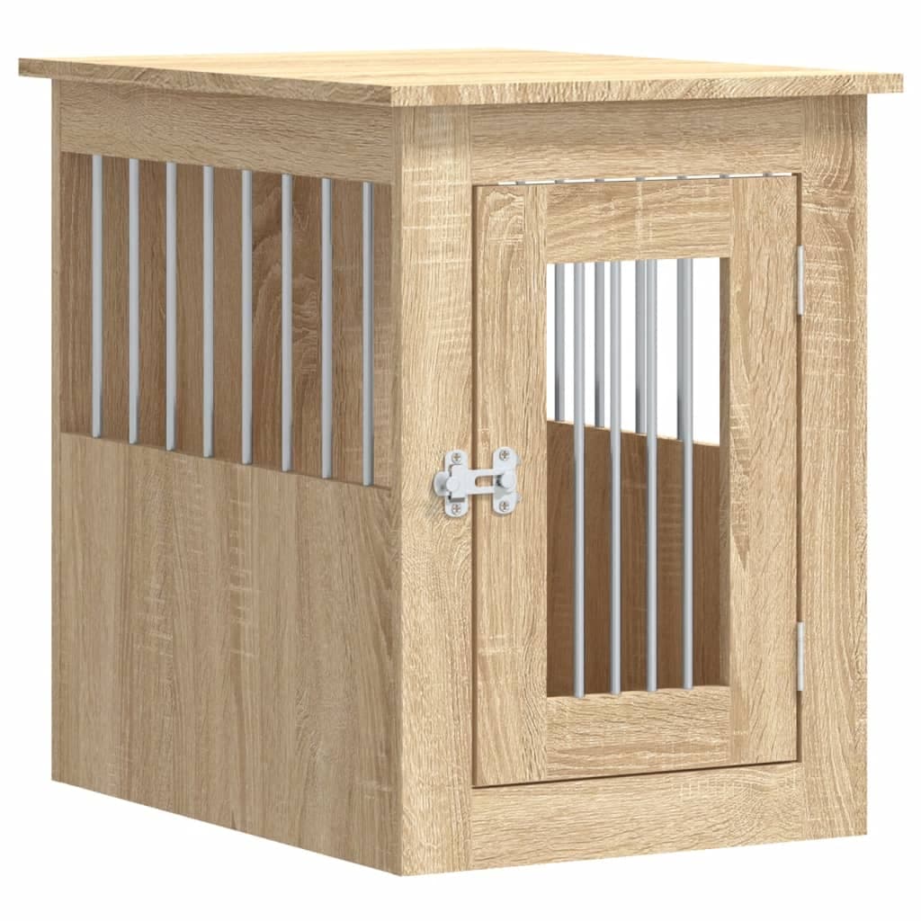 Gabbia Cani da Arredamento Rovere Sonoma 45x62x59cm Multistrato — miniatura 2 di 12