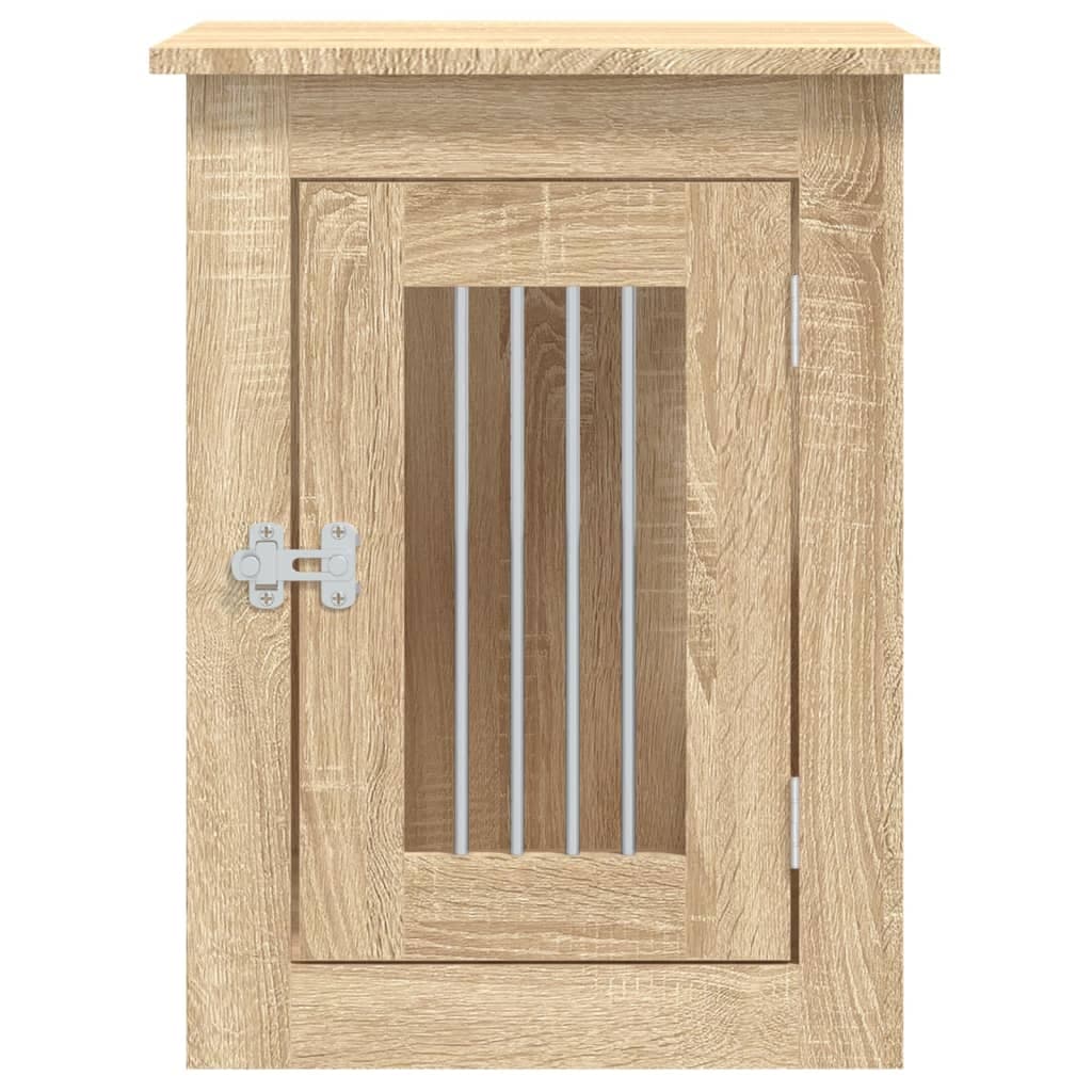 Gabbia Cani da Arredamento Rovere Sonoma 45x62x59cm Multistrato — miniatura 6 di 12