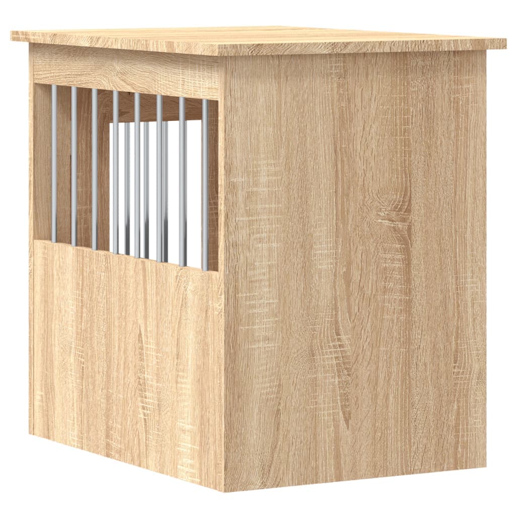 Gabbia Cani da Arredamento Rovere Sonoma 45x62x59cm Multistrato — miniatura 8 di 12