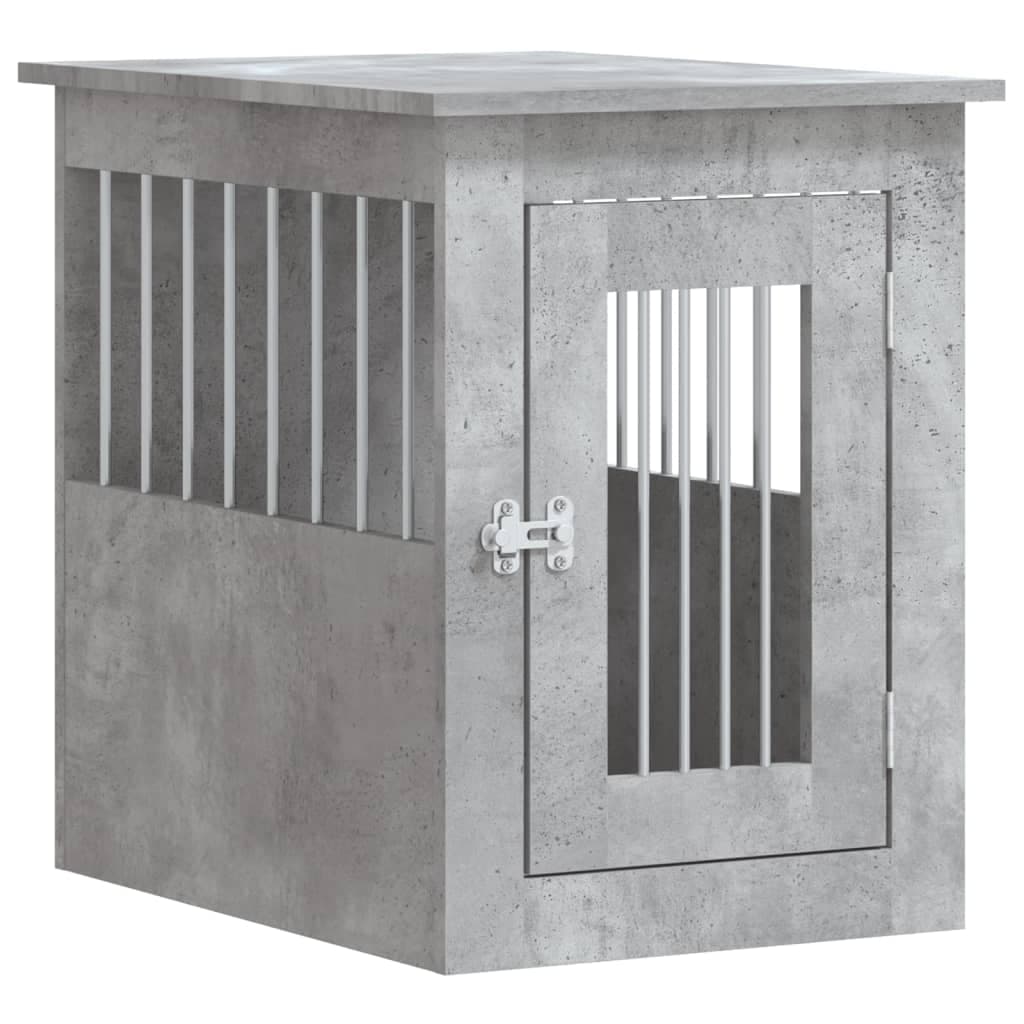 Gabbia Cani Arredamento Grigio Cemento 45x62x59cm Multistrato — miniatura 2 di 12