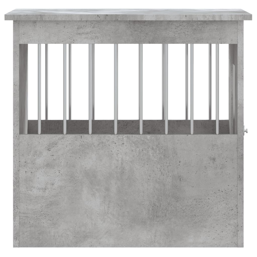 Gabbia Cani Arredamento Grigio Cemento 45x62x59cm Multistrato — miniatura 7 di 12