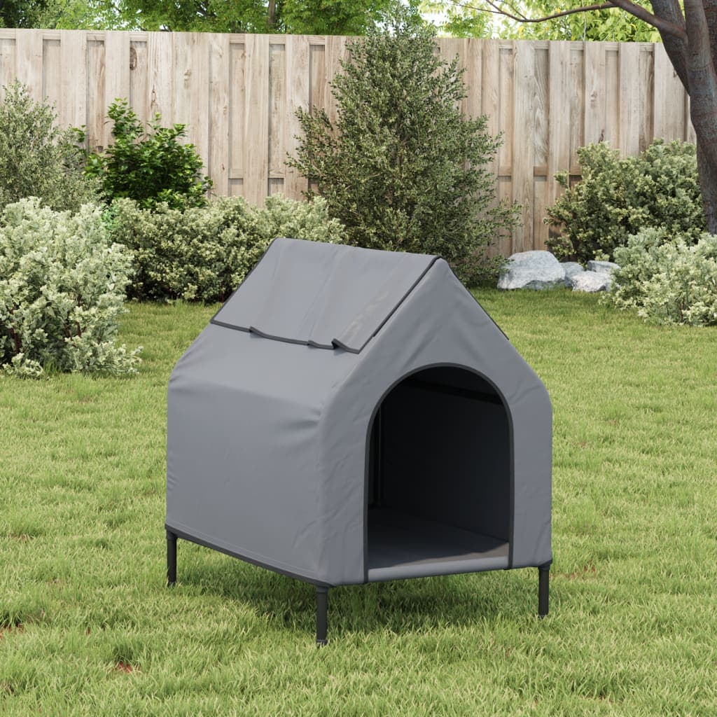 Cuccia per Cani Grigio Chiaro in Tessuto Oxford e Acciaio — miniatura 3 di 10