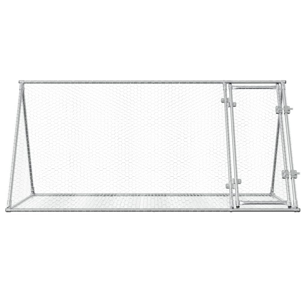 Conigliera Argento 200x105x91 cm in Acciaio Zincato — miniatura 4 di 9