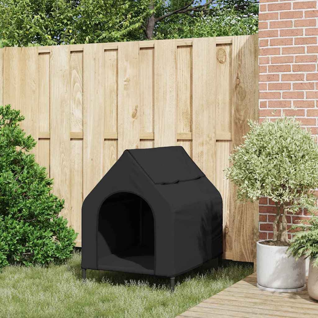 Casa per Animali Nero 90 x 65 x 83 cm Acciaio — foto 3 di 10