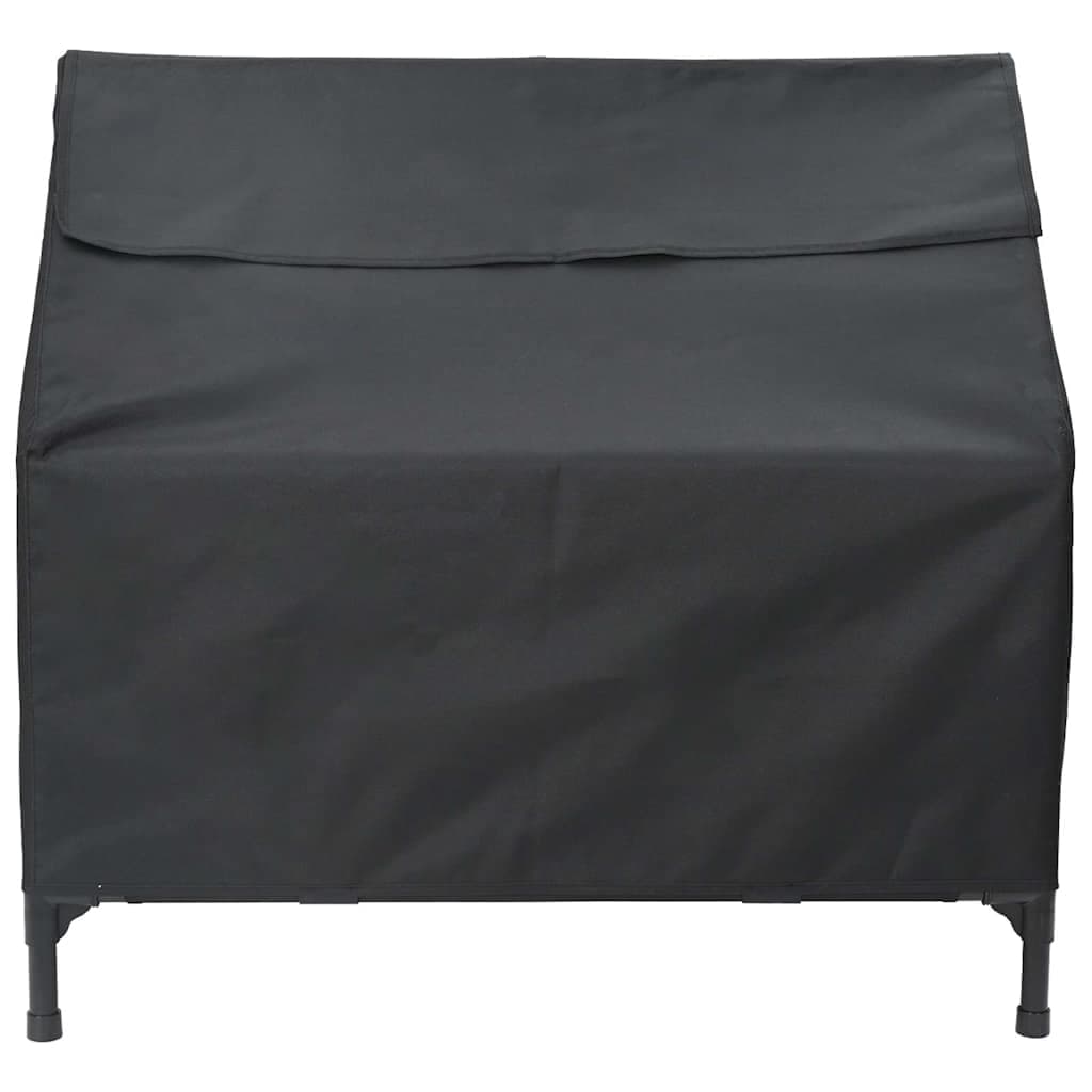 Casa per Animali Nero 90 x 65 x 83 cm Acciaio — foto 5 di 10