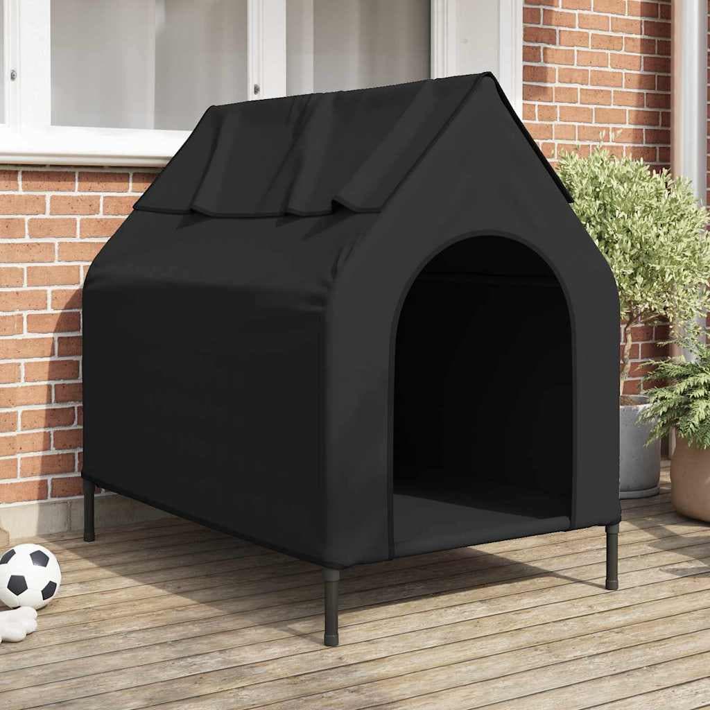 Casa per Animali Nero 110 x 75 x 90 cm Acciaio — miniatura 1 di 10