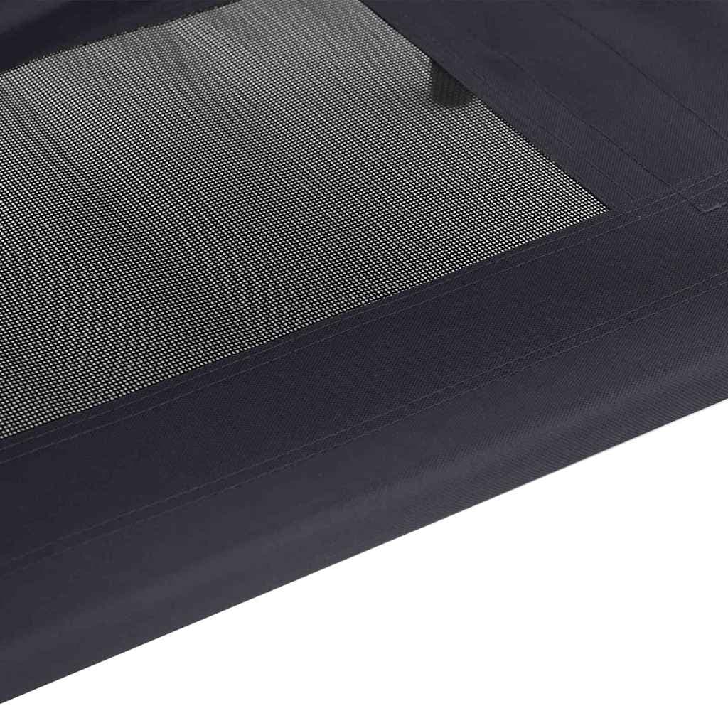 Letto per Cani Nero 76 x 62 x 70,5 cm Acciaio — miniatura 7 di 10