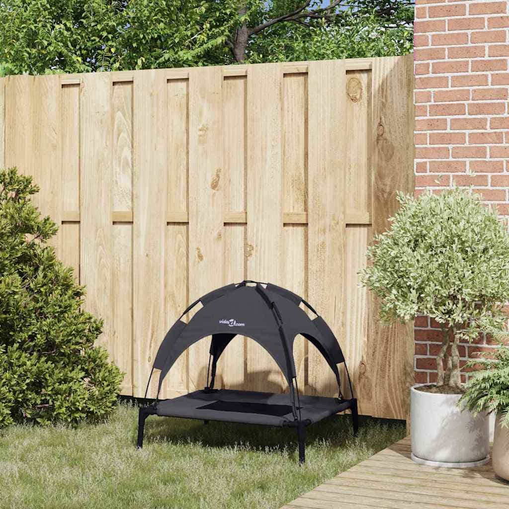 Letto per Cani Nero 76 x 62 x 70,5 cm Acciaio — miniatura 3 di 10