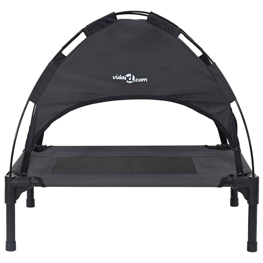 Letto per Cani Nero 76 x 62 x 70,5 cm Acciaio — miniatura 4 di 10