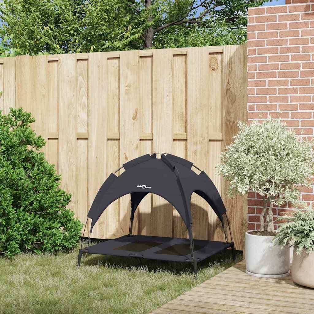 Letto per Cani Nero 92 x 77 x 82,5 cm Acciaio — miniatura 3 di 10