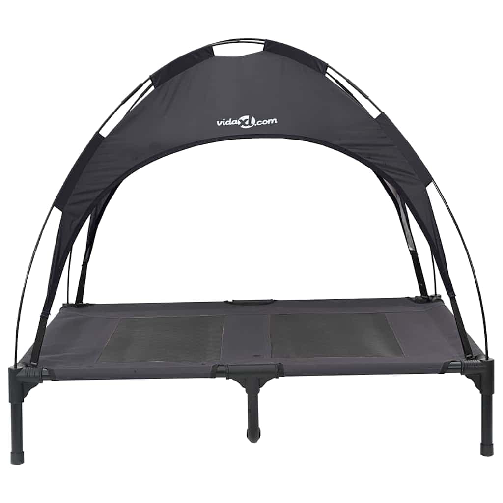 Letto per Cani Nero 92 x 77 x 82,5 cm Acciaio — miniatura 4 di 10
