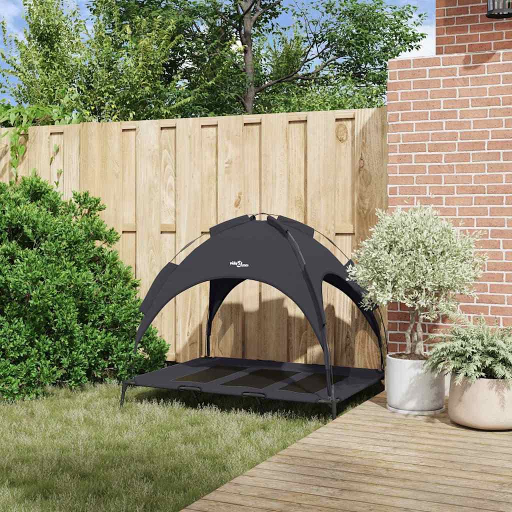 Letto per Cani Nero 122 x 93 x 106,5 cm Acciaio — miniatura 3 di 10