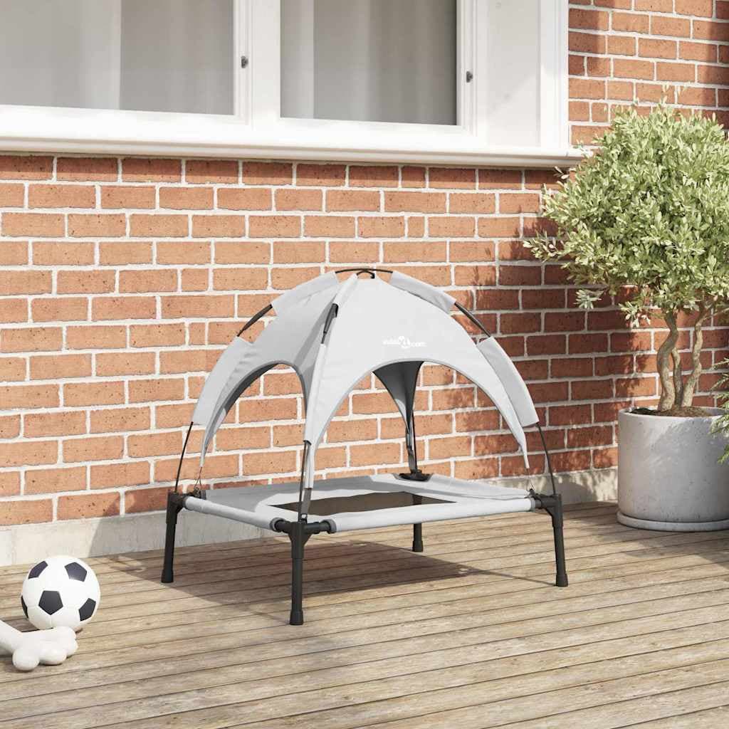 Letto per Cani 62 x 48 x 61 cm Acciaio Grigio Argento — miniatura 1 di 10