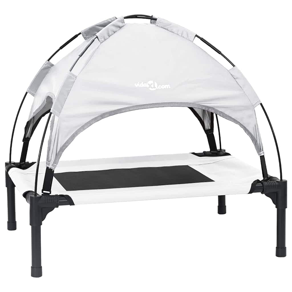 Letto per Cani 62 x 48 x 61 cm Acciaio Grigio Argento — miniatura 2 di 10