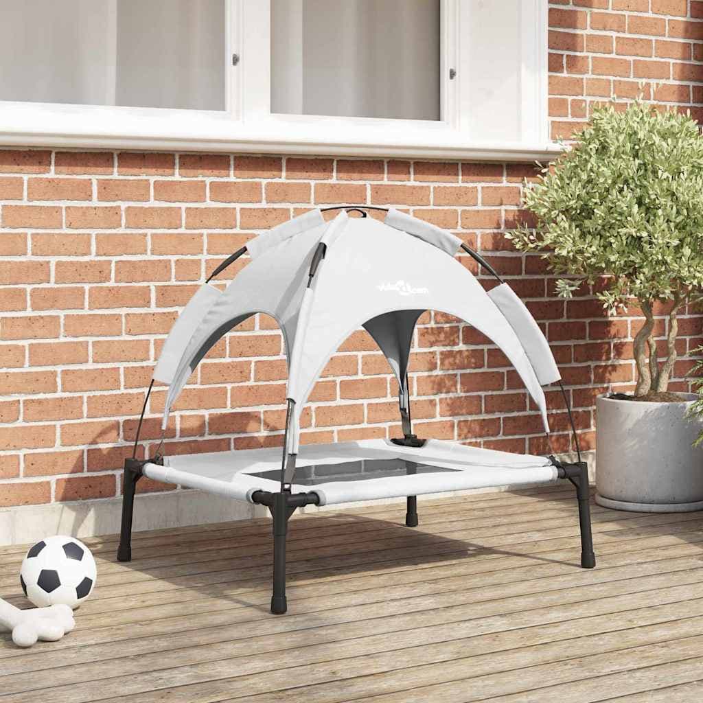 Letto per Cani Grigio Argento 76 x 62 x 70,5 cm Acciaio — miniatura 1 di 10
