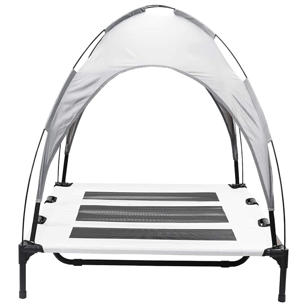 Letto per Cani Grigio Argento 122 x 93 x 106,5 cm Acciaio — miniatura 5 di 10